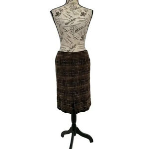 Jenne Maac, Skirt, Brown, Size S/6